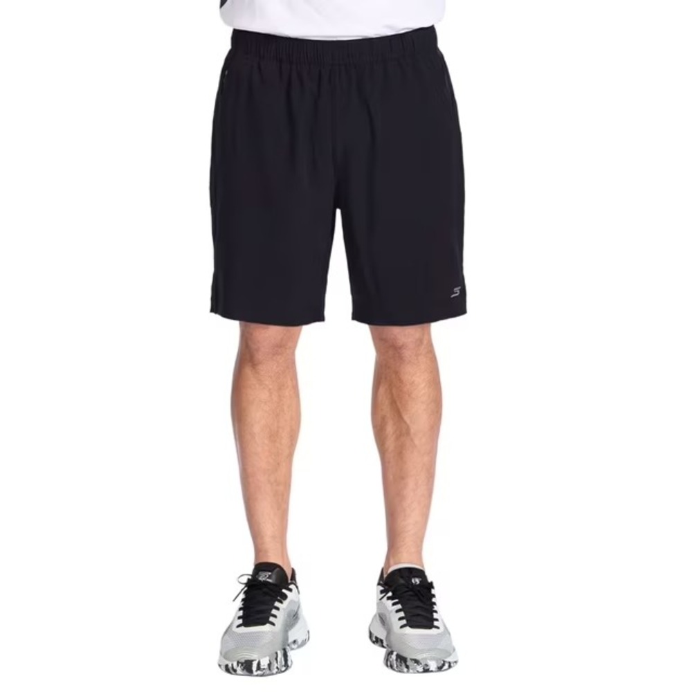 Skechers Mens Performance 2-in-1 Athletic Shorts Black Size L 7 Inch Inseam